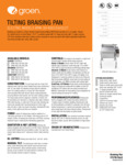 Groen BPM-30EC/40EC Spec Sheet