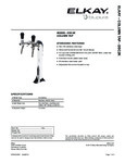 Elkay 438DSC2K Column Tap Specsheet