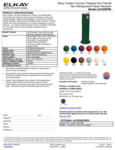 elkay 4400 series freeze resistant vertical pedestal specsheet