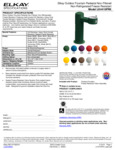 elkay 4410fr series freeze resistant pedestal fountain specsheet