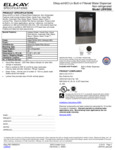 Elkay LBWD00BKC_LBWD00WHC Built-In Filling Station Specsheet Elkay LBWD00BKC_LBWD00WHC Built-In Filling Station Specsheet