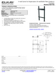 Elkay MLP100 Spec Sheet Elkay MLP100 Spec Sheet