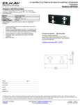 Elkay MPW200 Spec Sheet