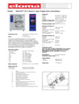 Eloma Genius 10-11 E R-Hinged Spec Sheet Eloma Genius 10-11 E R-Hinged Spec Sheet