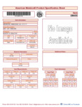 American Metalcraft 401 to 600 Stainless Steel Table Number Set specsheet