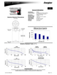 Energizer MAX D Alkaline Battery Spec Sheet