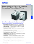 Epson TM-100 SpecSheet