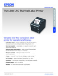 Epson TM-L90 SpecSheet