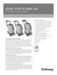 ES300 and ES400 spec sheet ES300 and ES400 spec sheet