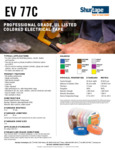 Shurtape EV077C Technical Data Sheet