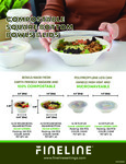 Fineline Compostable Square Lids