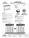 Spec Sheet
