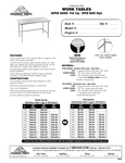 Spec Sheet