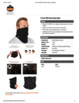 FLEECE NECK GAITER - LIME SPEC SHEET FLEECE NECK GAITER - LIME SPEC SHEET