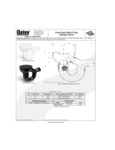 Floor Drain with P-Trap Specsheet