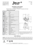 automatic sewage pump spec sheet