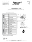 Zoeller 73-0001 Sump Pump with Vertical Float Switch - 115V spec sheet Zoeller 73-0001 Sump Pump with Vertical Float Switch - 115V spec sheet