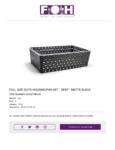 FOH_Full Size Dots Housing Set Deep Black