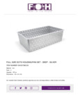 FOH Full Size Dots Housing Set Deep Silver