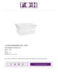 FOH_Half Size Drinkwise Pan Deep