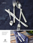 Fortessa Catana Flatware specsheet