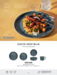 Fortessa Svelte Deep Blue Spec Sheet Fortessa Svelte Deep Blue Spec Sheet