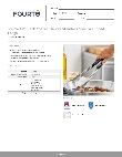 Fourté 24741220 Specsheet Fourté 24741220 Specsheet