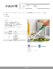 Fourté 24741270 Specsheet