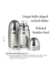 Franmara Bullet Cocktail Shaker