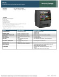 Spec Sheet Spec Sheet
