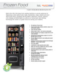 Full Frozen Food Vending Machine