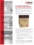 FLOOR FINISH SCJP spec sheet FLOOR FINISH SCJP spec sheet