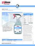 DEODORIZER FABRIC & AIR spec sheet