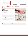Galaxy SD-FLAT50 Specsheet