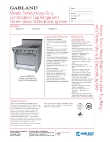 Garland MST54 Specsheet