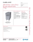 Garland 36ES16 Specsheet Garland 36ES16 Specsheet