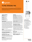 Groen BPM-30GC/40GC Spec Sheet