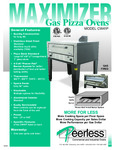 Gas Pizza Oven Model CW41P