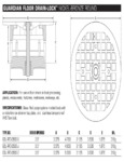 GDL Round Drain-Lock Specsheet GDL Round Drain-Lock Specsheet