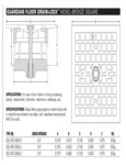 GDL Square Drain-Lock Specsheet