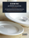 Oneida Gemini Specsheet
