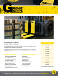 GenieGrips Cushions Spec Sheet - Inches