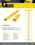 GenieGrips Mats Spec Sheet - Inches