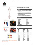 GLOVE CLIP HOLDER WITH DUAL CLIP - BLACK SPEC SHEET