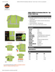 GloWear 8315BA Hi-Vis Breakaway Safety Vest Spec Sheet