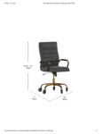 GO-2286H-BK-GLD-RLB-GG Spec Sheet