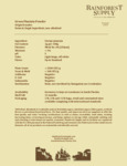 Green Plantain Powder Specifications