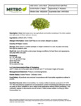 Green Split Peas Specsheet