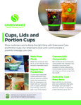 Fabri-Kal Greenware Compostable Printed Plastic Cold Cups