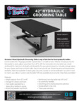 Groomer's Best G42HYT Hydraulic Grooming Table Groomer's Best G42HYT Hydraulic Grooming Table